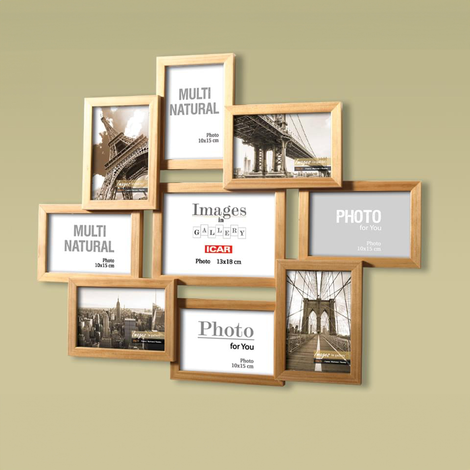 Holzrahmen Galerie MULTI NATURAL 91 0N natur